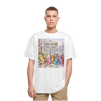 Trash Can Row Heavy Oversized T-Shirt