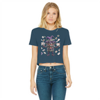 ANGRY CAN MAN 2.0 Classic Women's Cropped Raw Edge T-Shirt