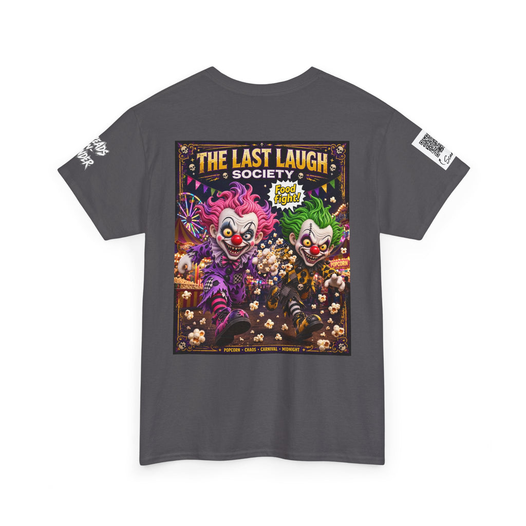 The Last Laugh Society Tee #132 — Carnival Clown Horror Graphic T-Shirt