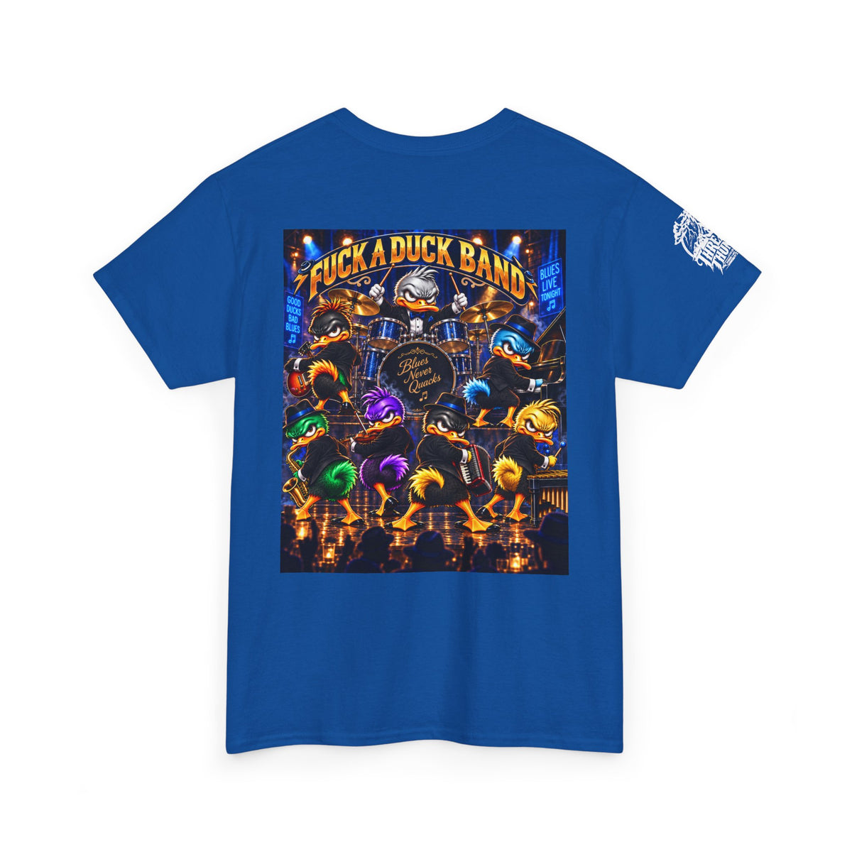FUCK A DUCK BAND — Backstage Quack Crew Back Graphic Tee