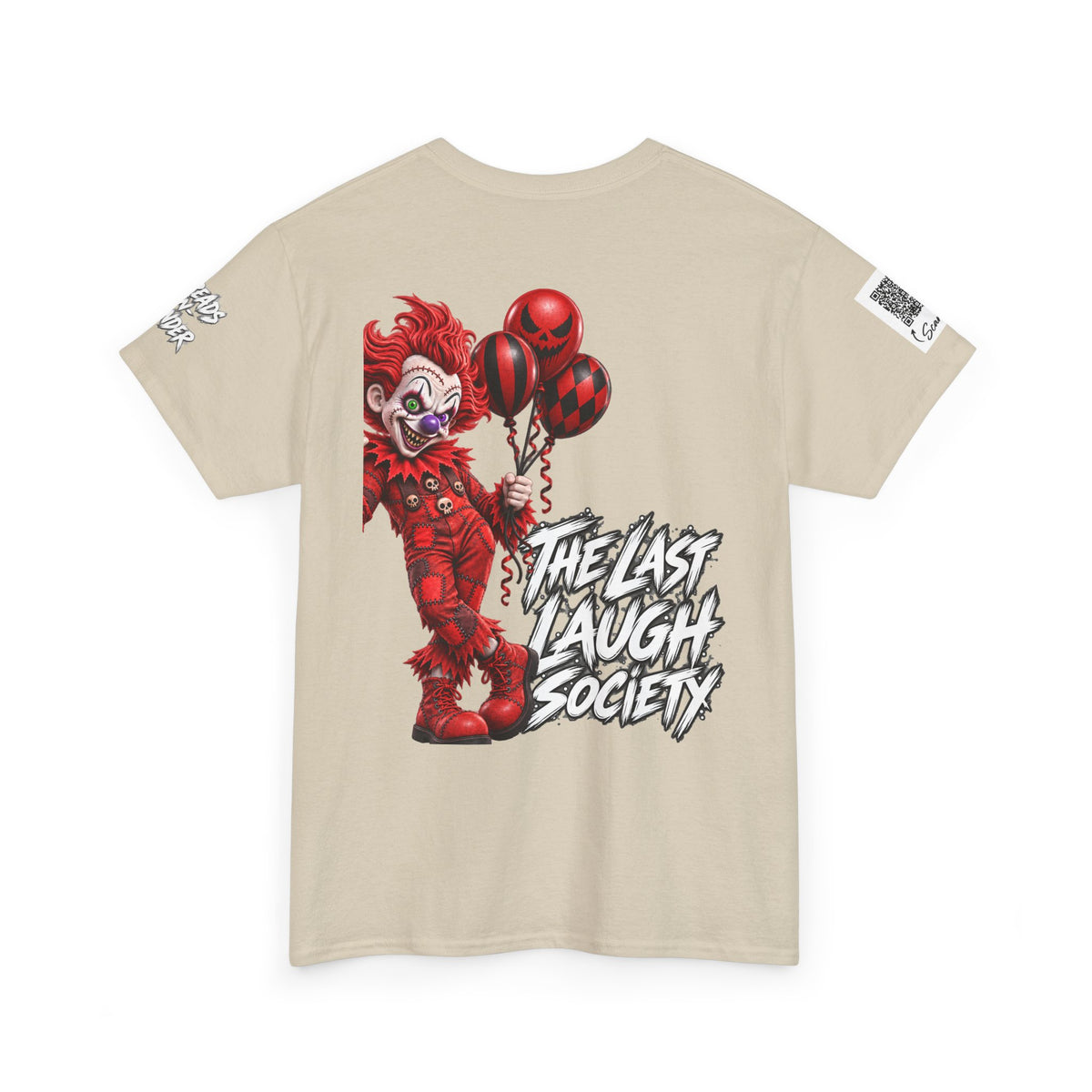 The Last Laugh Society Tee #126 — Carnival Clown Horror Graphic T-Shirt