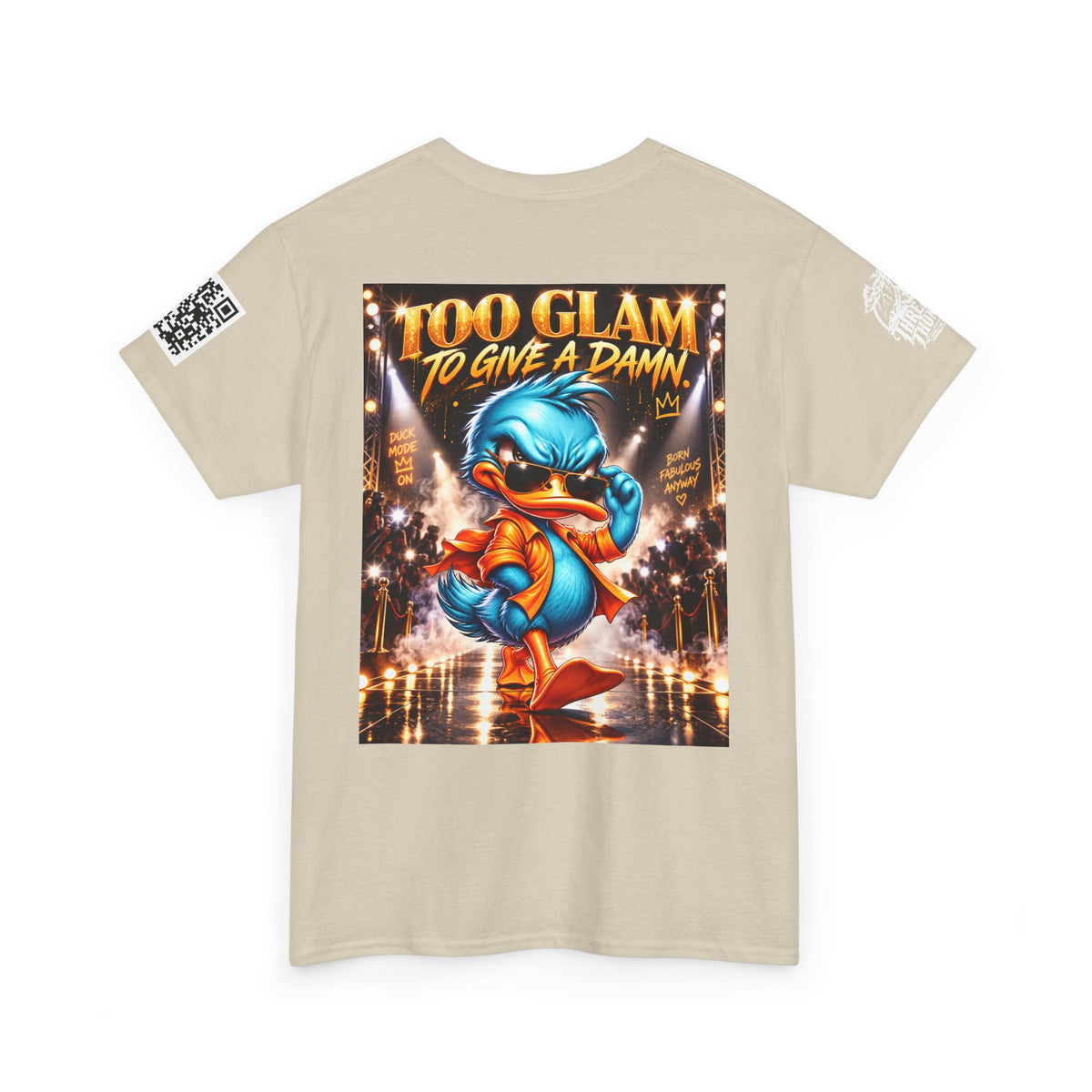 Too Glam to Give a Damn Back Graphic Tee
