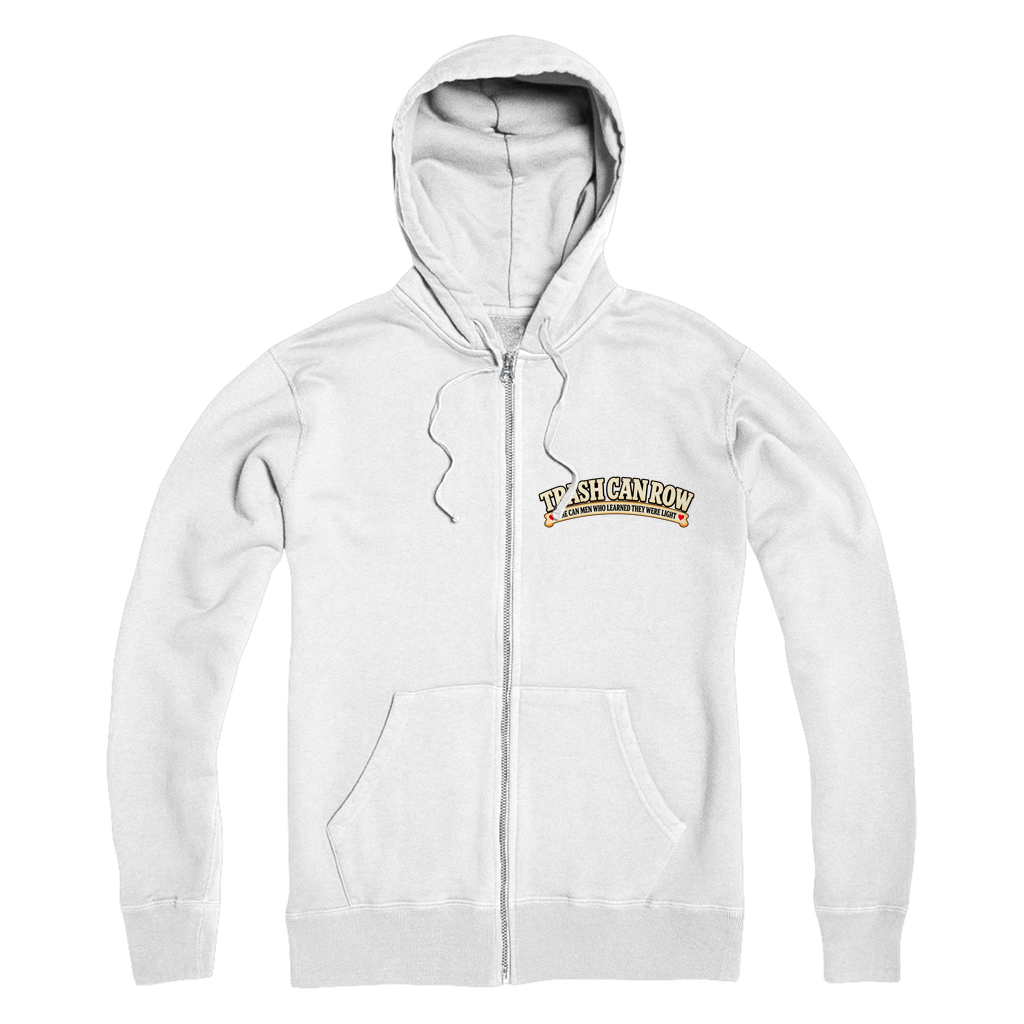 Trash Can Row – Premium Adult Zip Hoodie