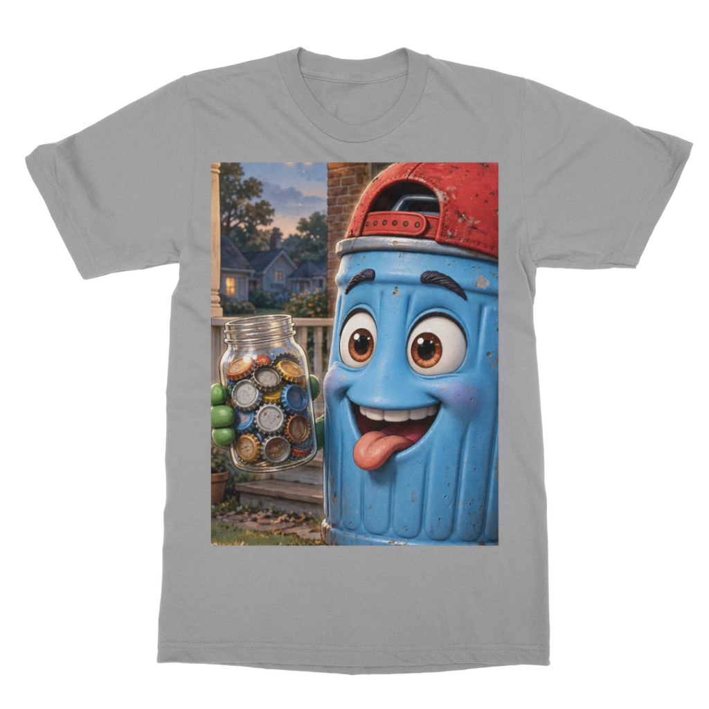 Trash Can Row T-Shirt Dress