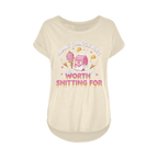SARCASM 105 Women's Long Slub T-Shirt XS-5XL