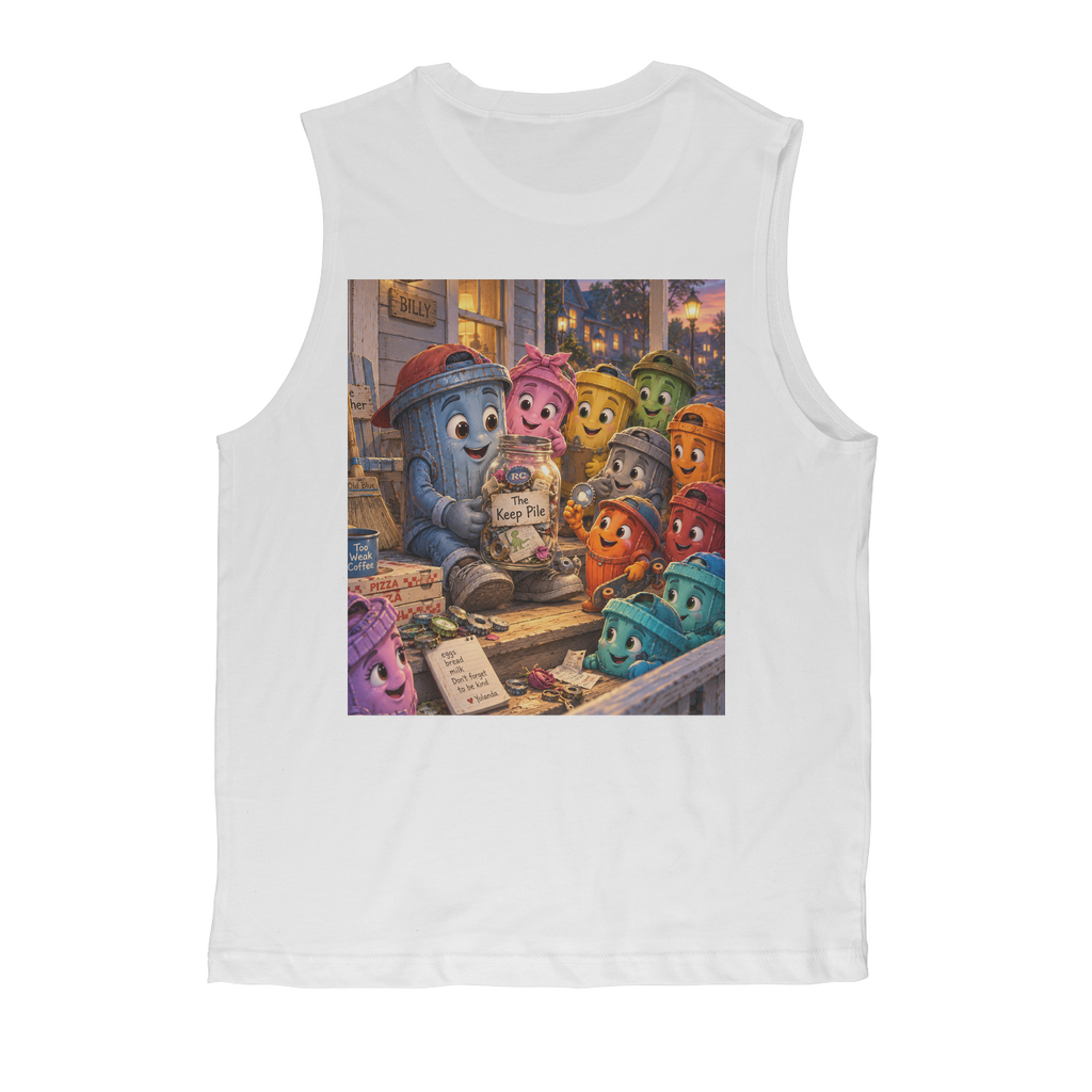 Trash Can Row – Premium Adult Muscle Top