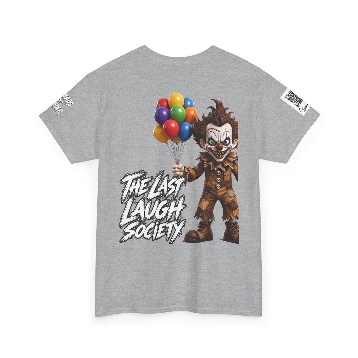 The Last Laugh Society Tee #120 — Carnival Clown Horror Graphic T-Shirt