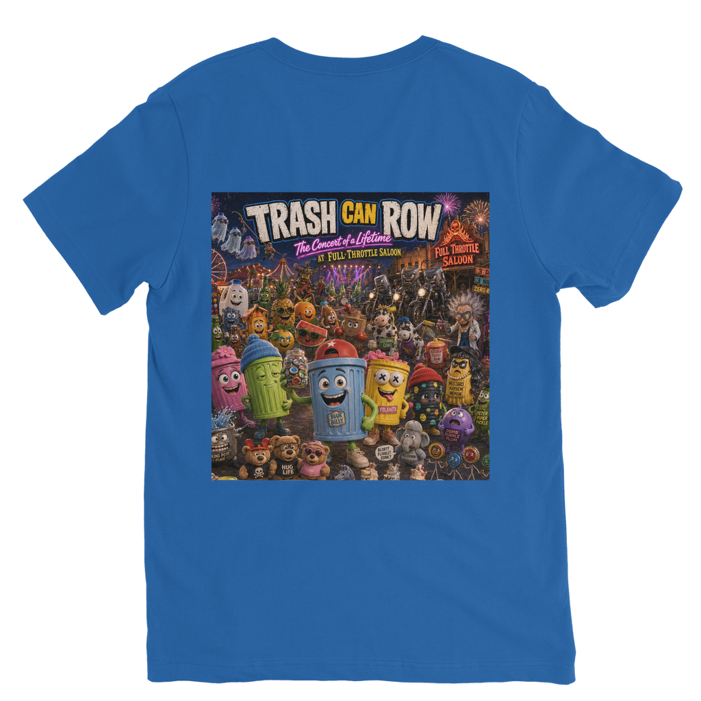 Trash Can Row: Concert for a Lifetime – Premium V-Neck T-Shirt