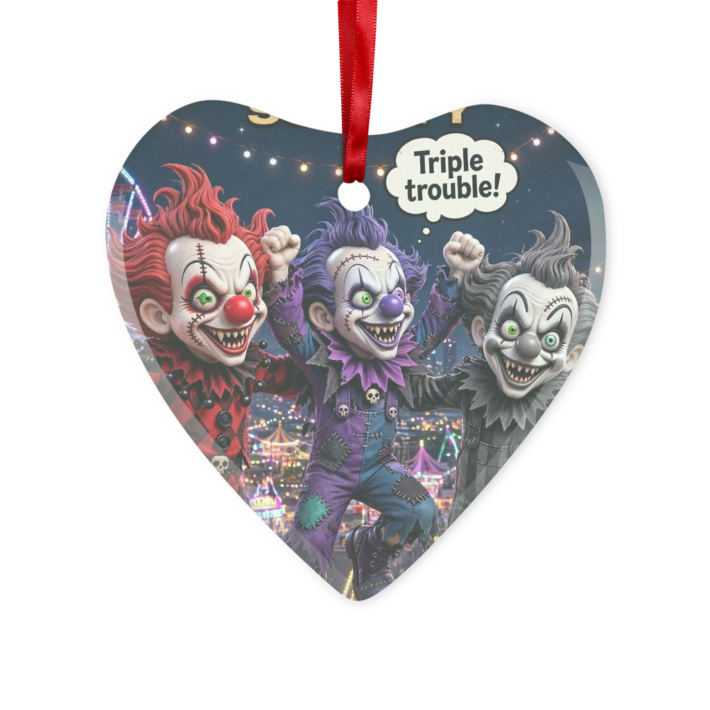 The Last Laugh Society Glass Hanging Ornament