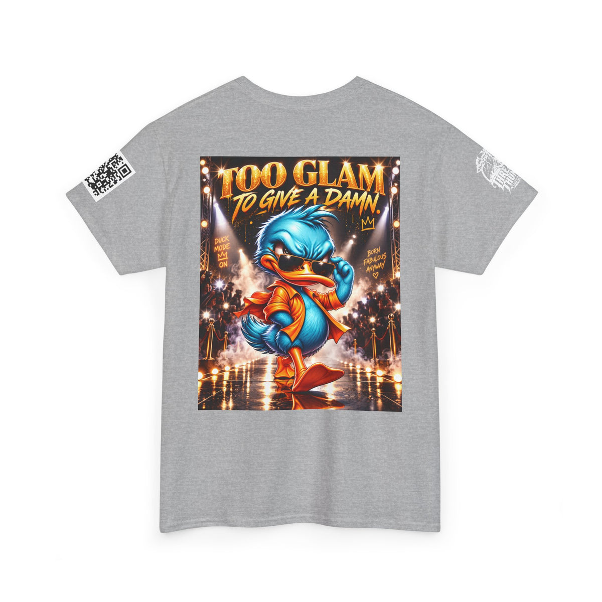 Too Glam to Give a Damn Back Graphic Tee