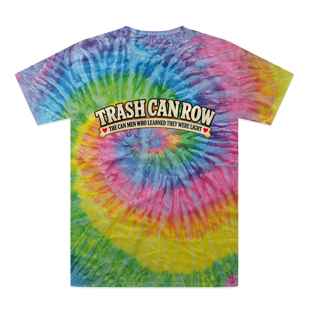 Trash Can Row Tie-Dye T-Shirt