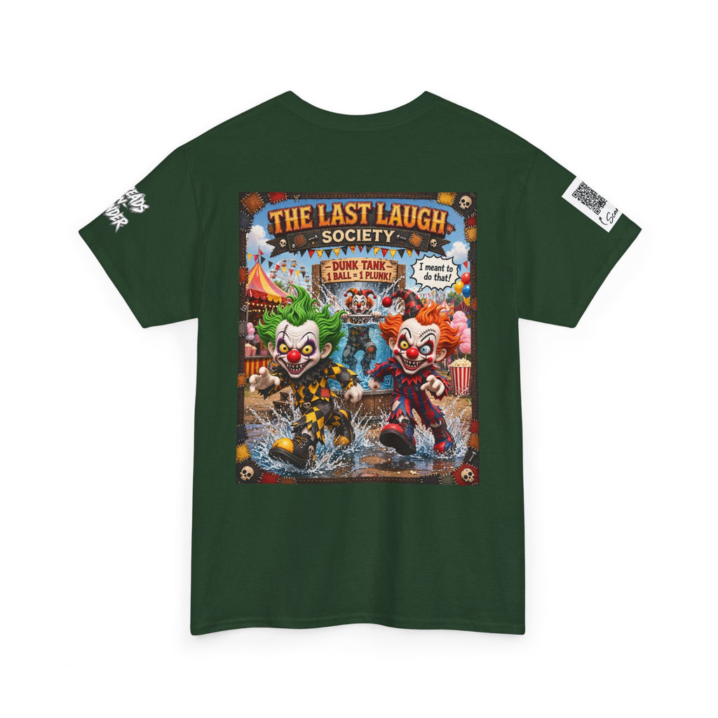 The Last Laugh Society Tee #131 — Carnival Clown Horror Graphic T-Shirt