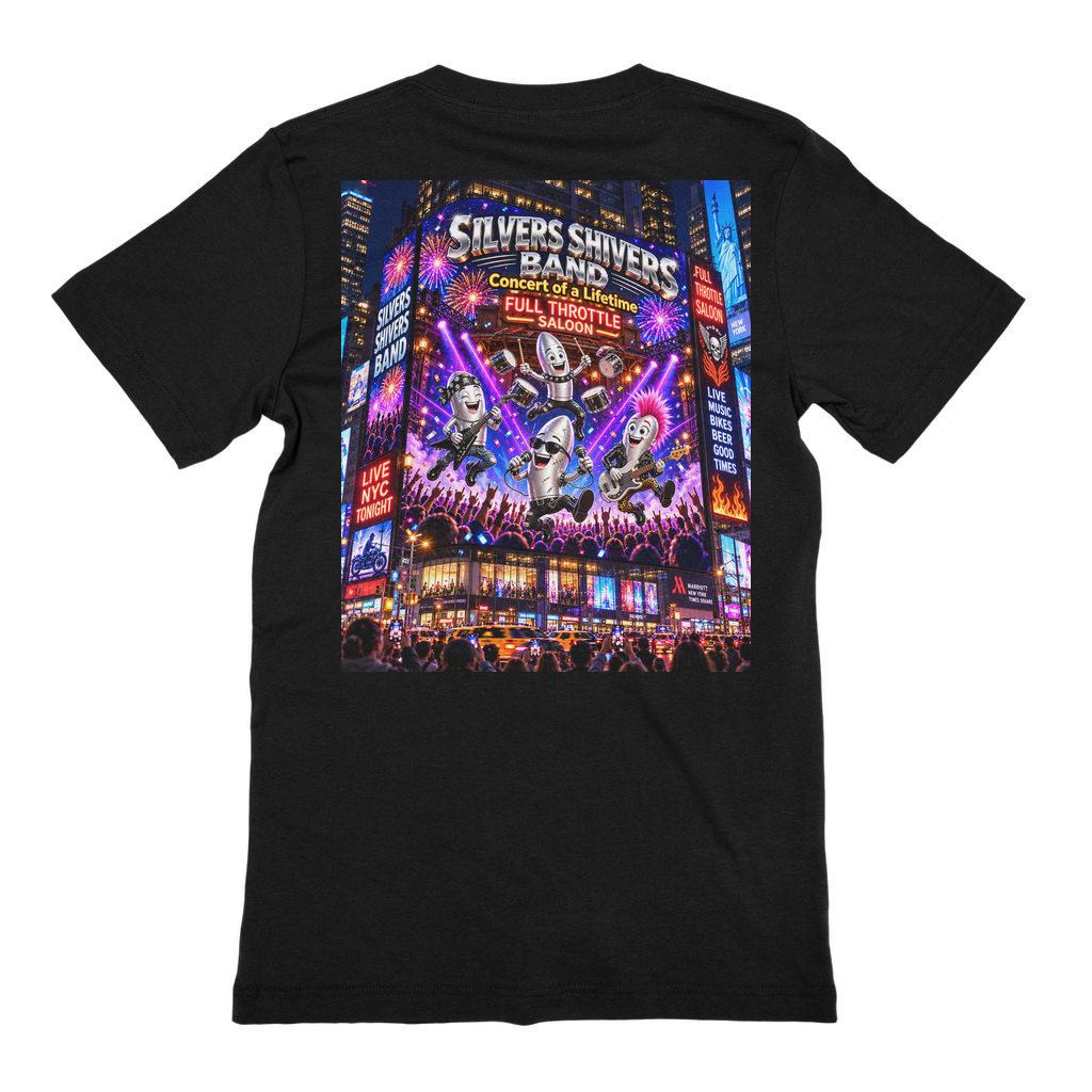 The Silver Shivers Band Unisex Cotton T-Shirt