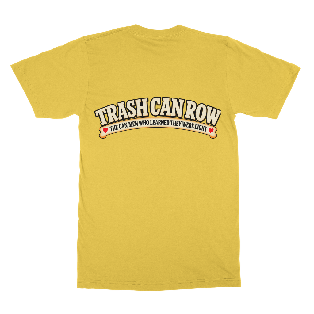 Trash Can Row T-Shirt Dress