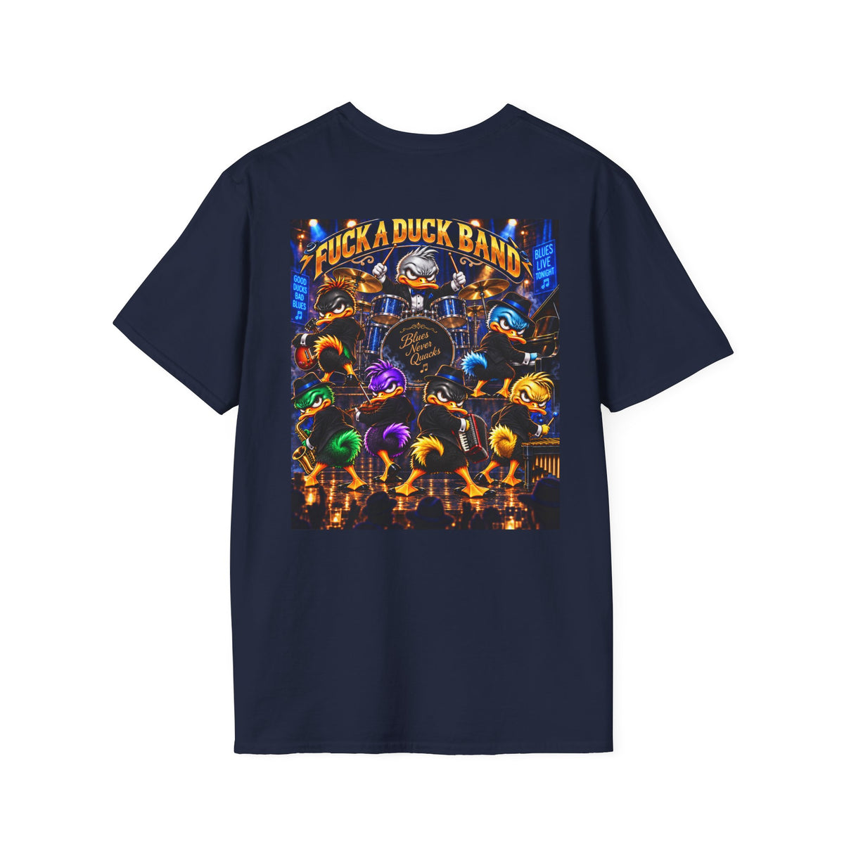 FUCK A DUCK BAND — Heavy Metal Duck Band Tee