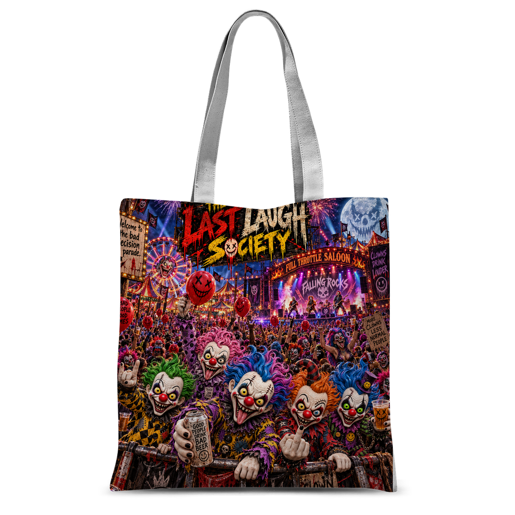 The Last Laugh Society Classic Sublimation Tote Bag