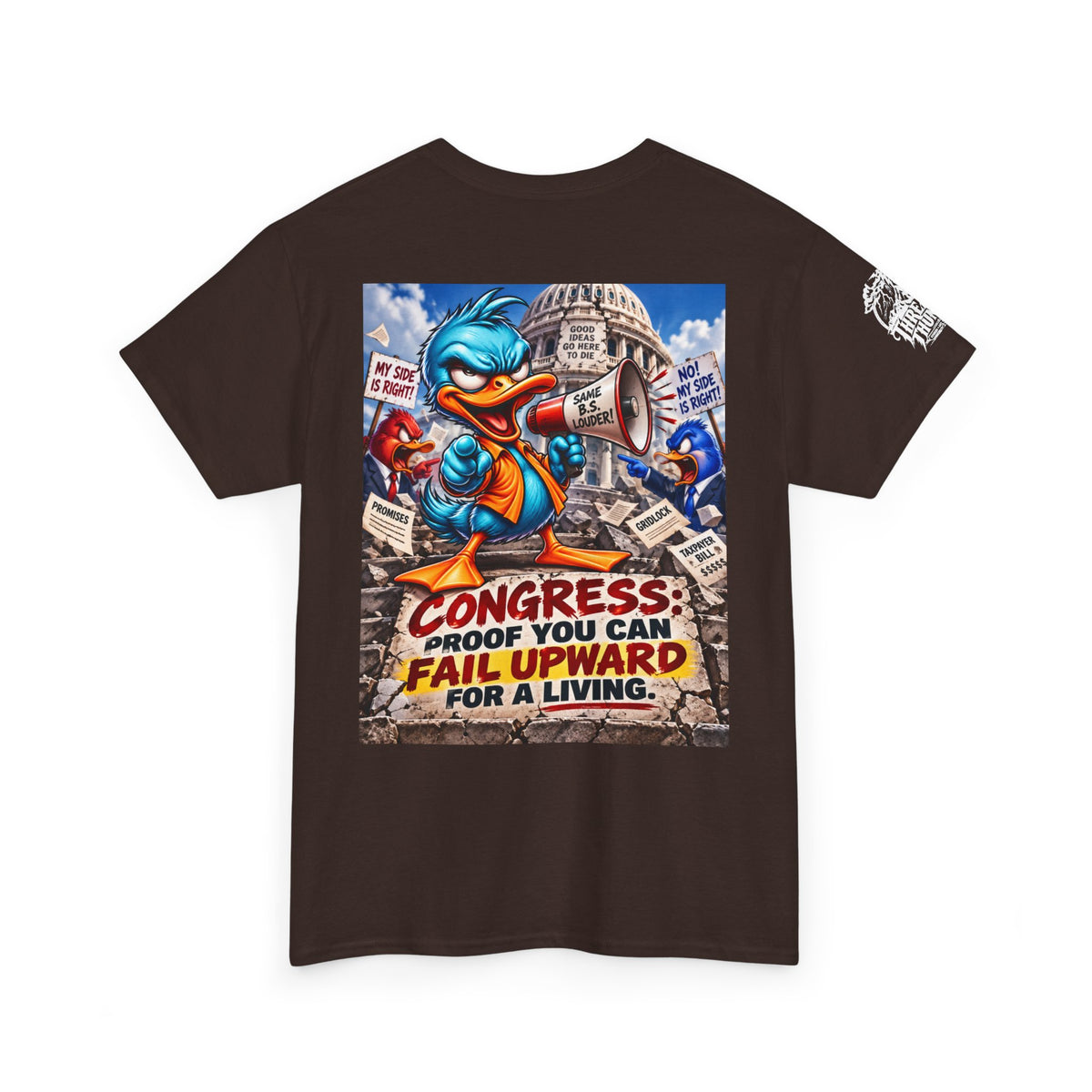 Congress — Proof You Can Fail Upward for a Living Back Graphic Tee