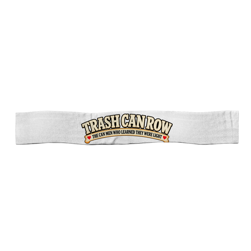 Trash Can Row Satin Sports Scarf