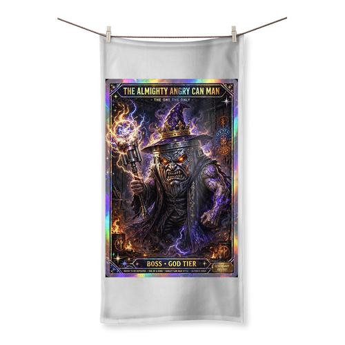 ANGRY CAN MAN 2.0 Sublimation All Over Towel