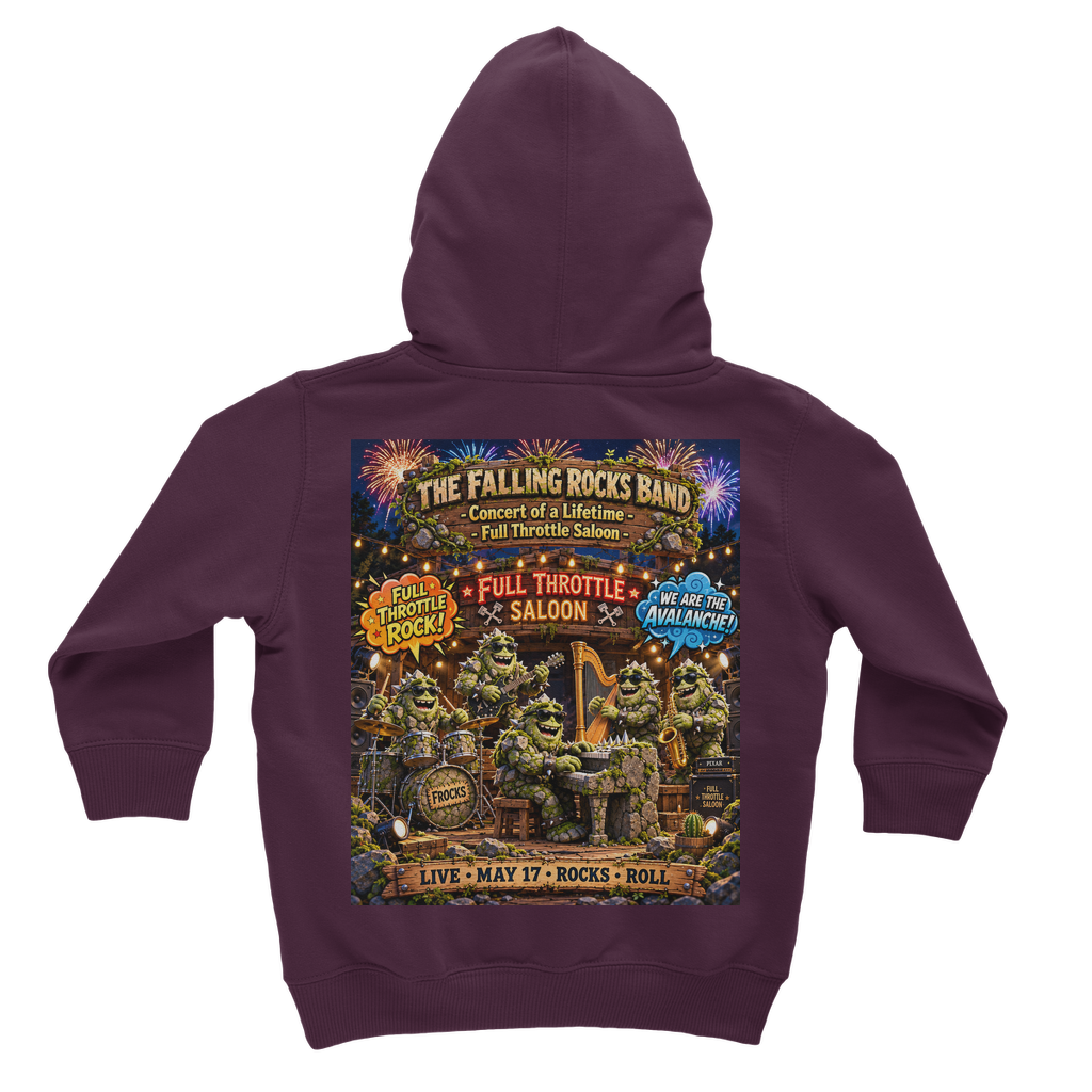 Falling Rocks COllection Classic Kids Hoodie