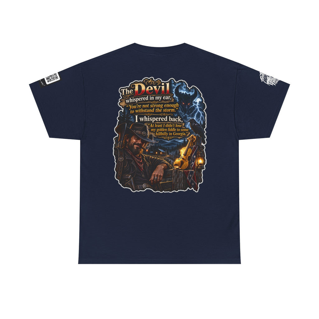The Devil Whispered About the Storm — Georgia Hillbilly Back Graphic Tee