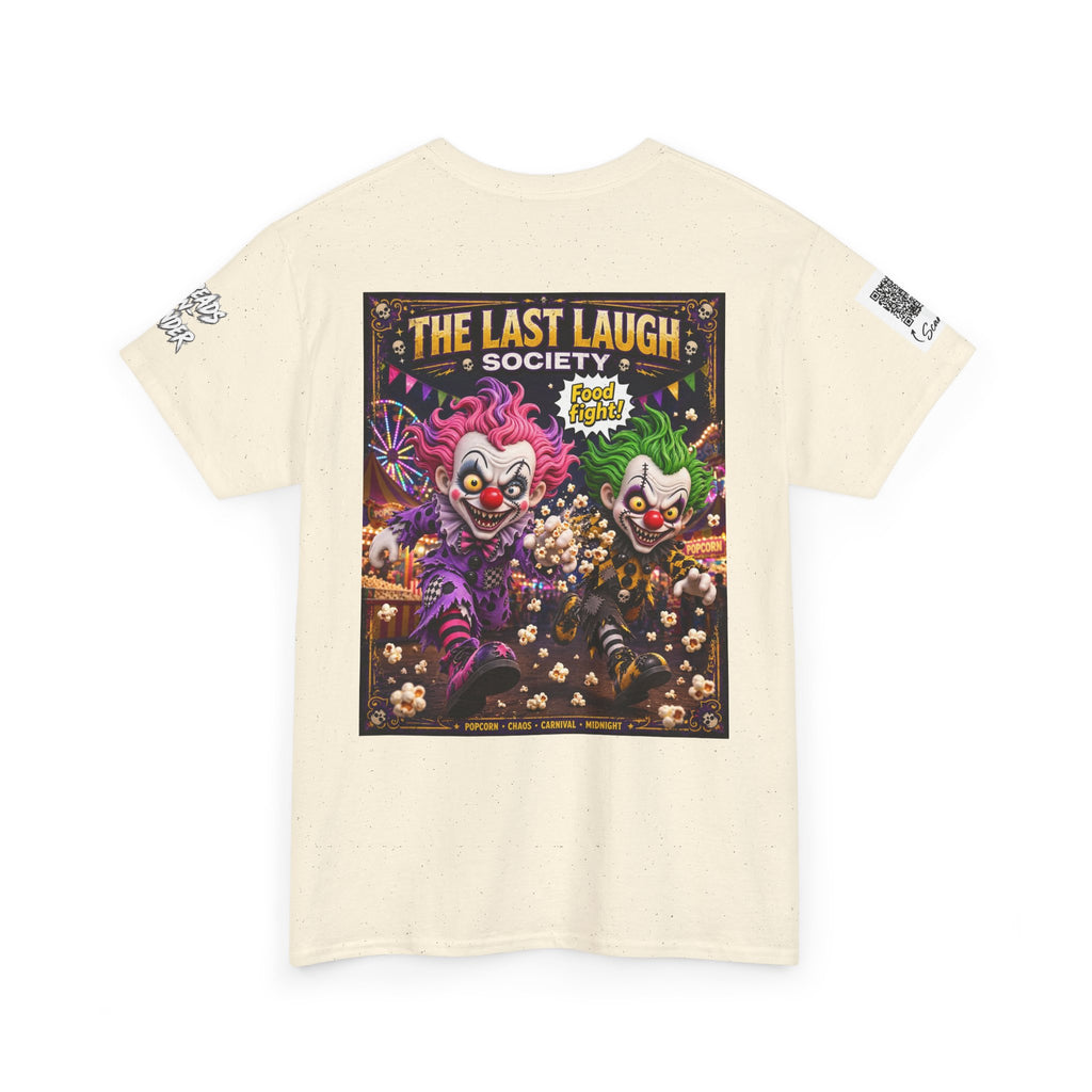 The Last Laugh Society Tee #132 — Carnival Clown Horror Graphic T-Shirt