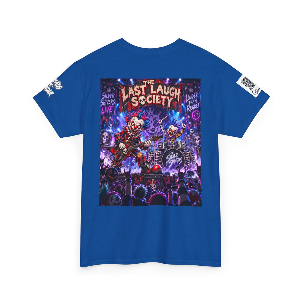 The Last Laugh Society Tee #123 — Carnival Clown Horror Graphic T-Shirt