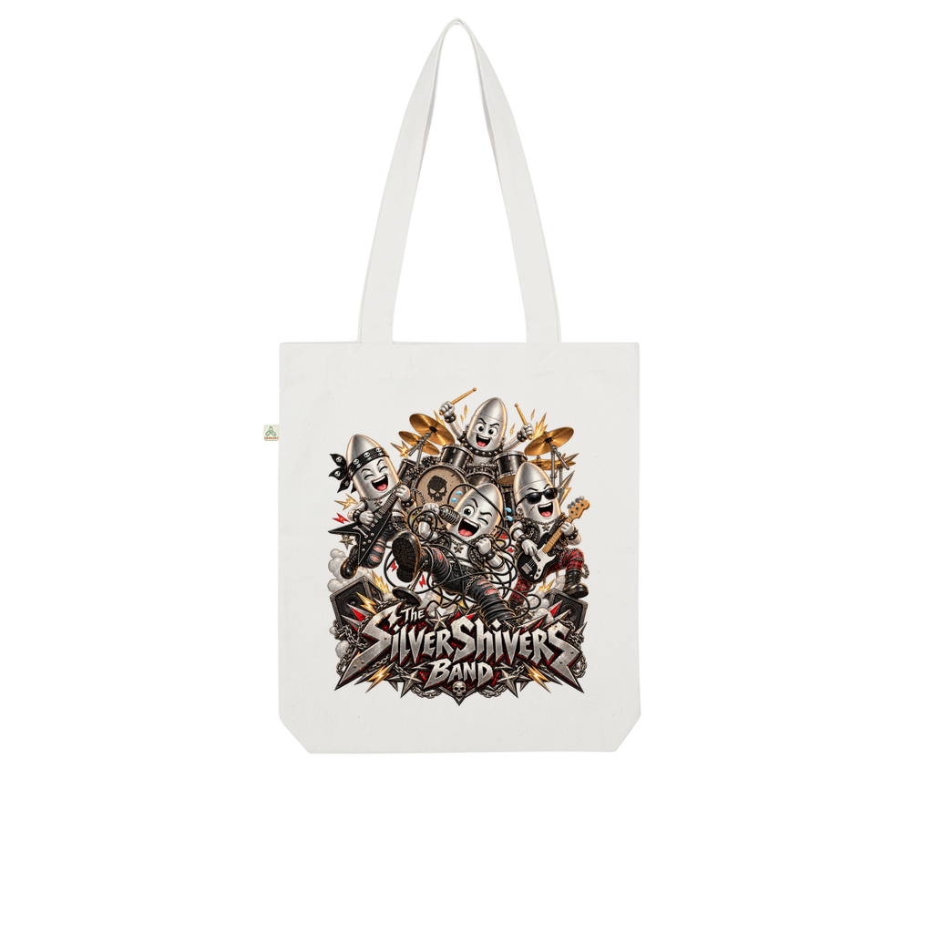 The Silver Shivers Band Organic Tote Bag