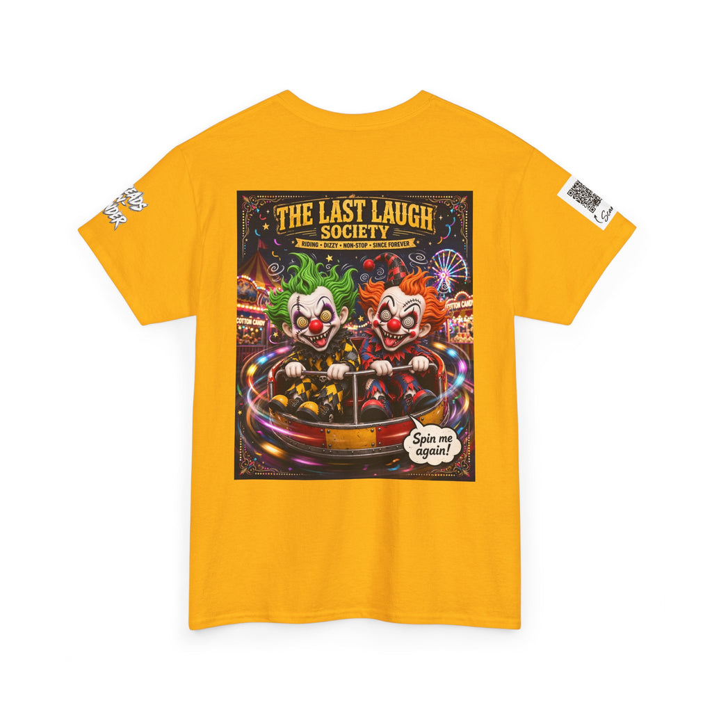 The Last Laugh Society Tee #139 — Carnival Clown Horror Graphic T-Shirt