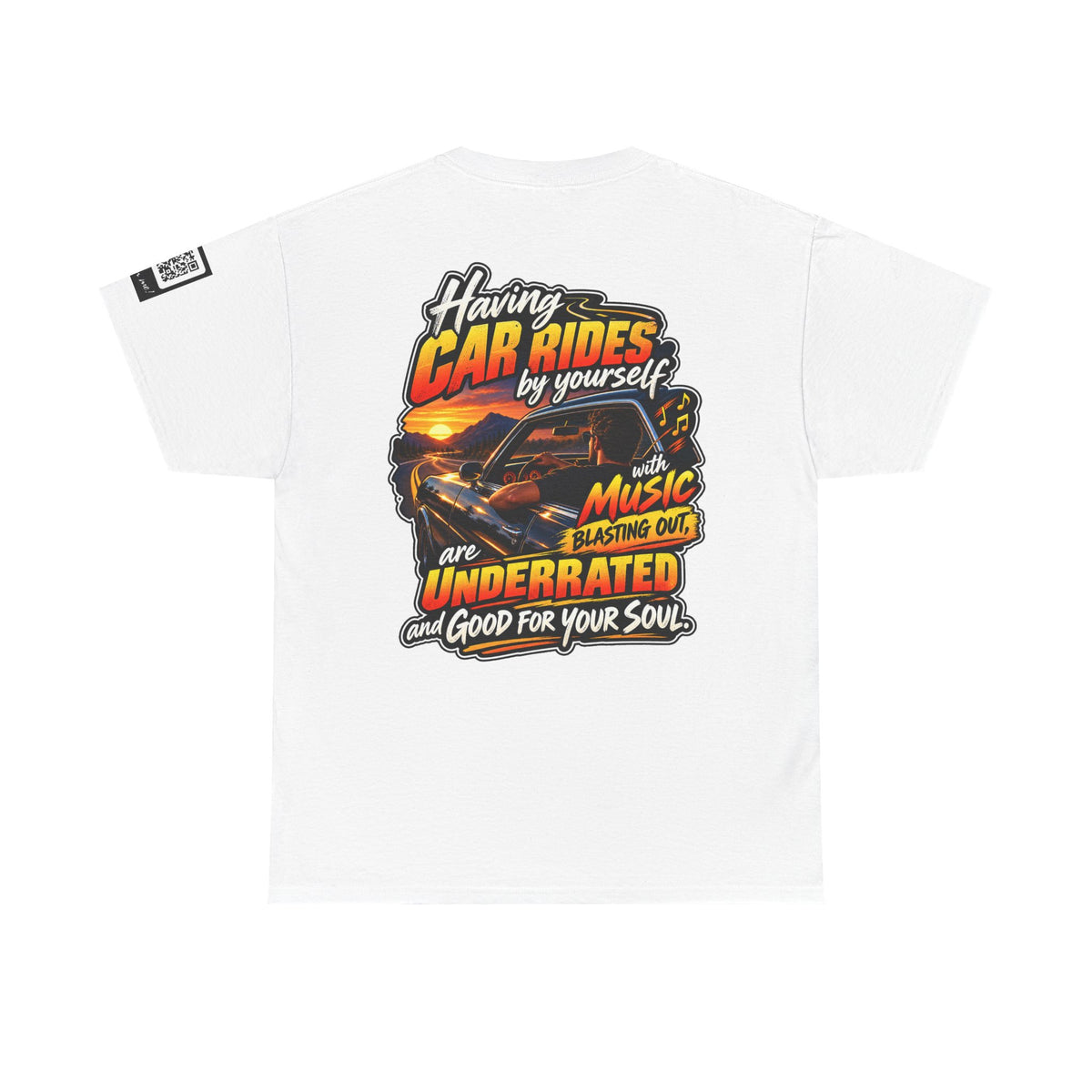 Solo Car Rides With Music Are Good for the Soul Back Graphic Tee