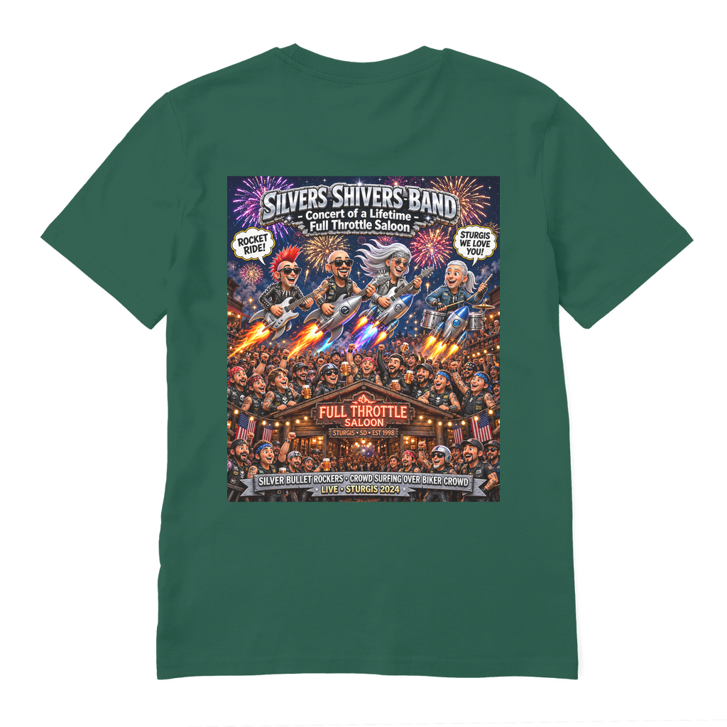 The Silver Shivers Band Premium Organic Adult T-Shirt