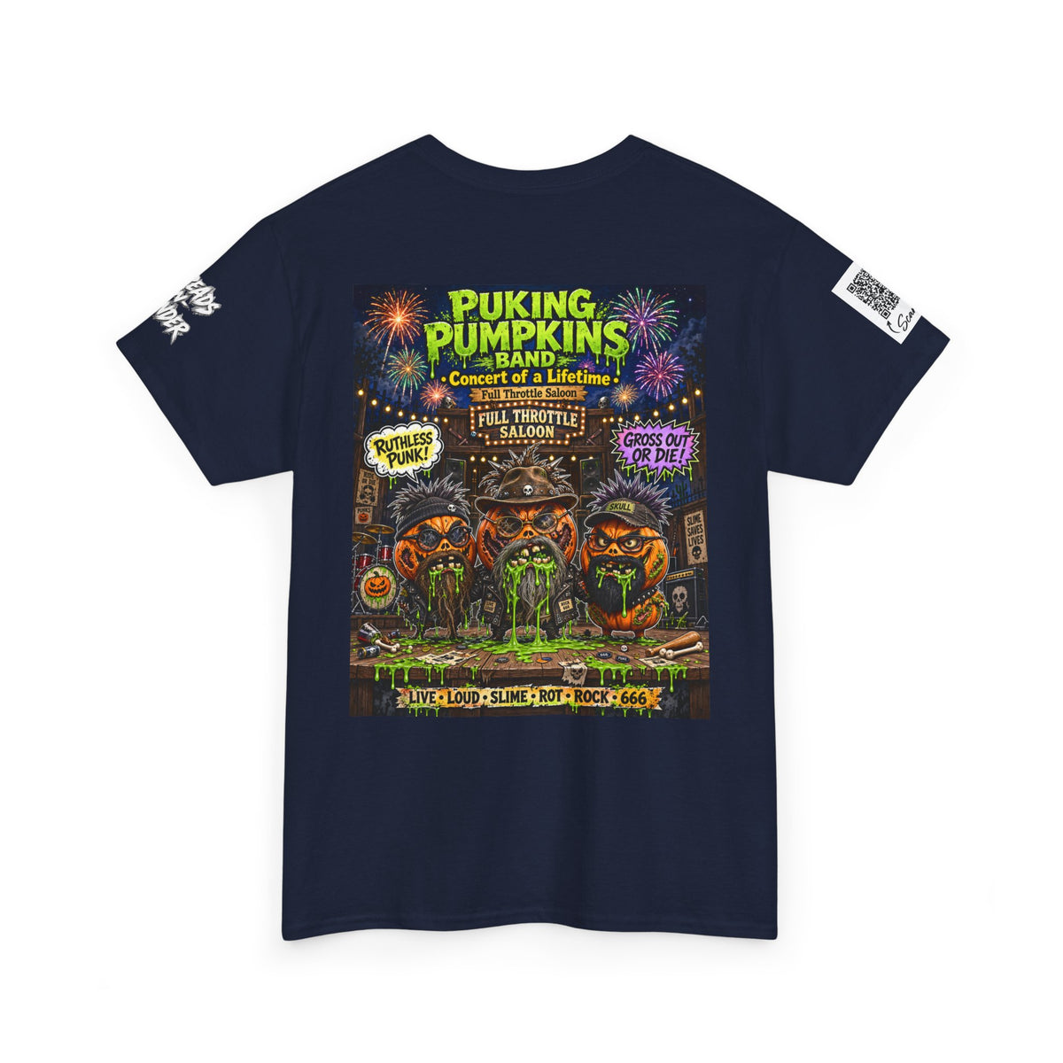 The Puking Pumpkins Punks #4 — Concert of Life - Horror Graphic T-Shirt