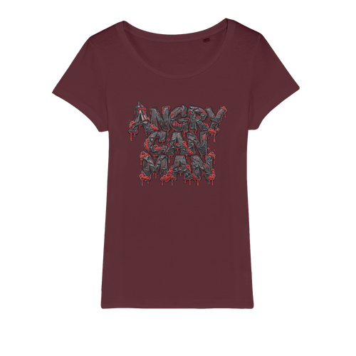 ANGRY CAN MAN 2.0 Organic Jersey Womens T-Shirt