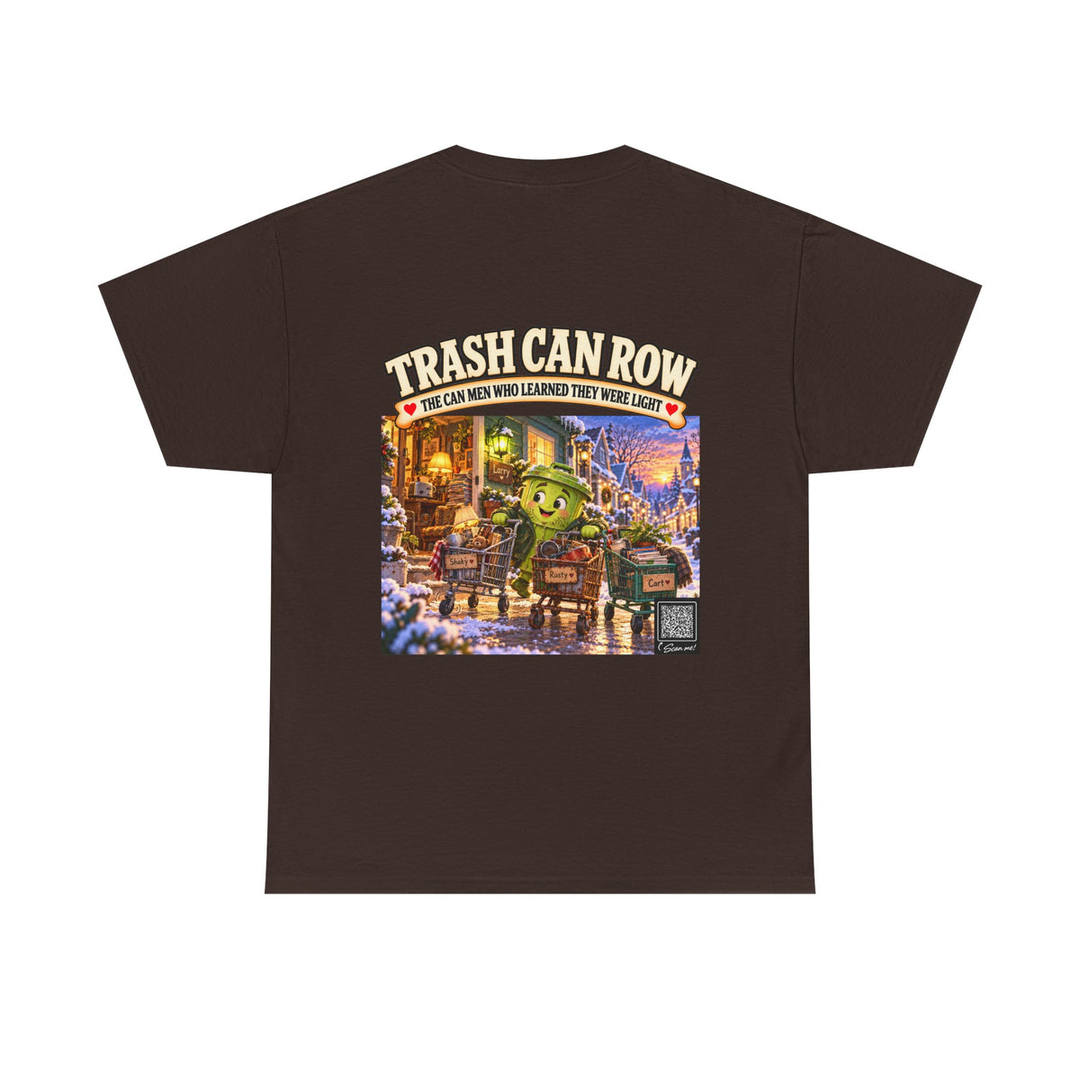 Trash Can Row Tee #6
