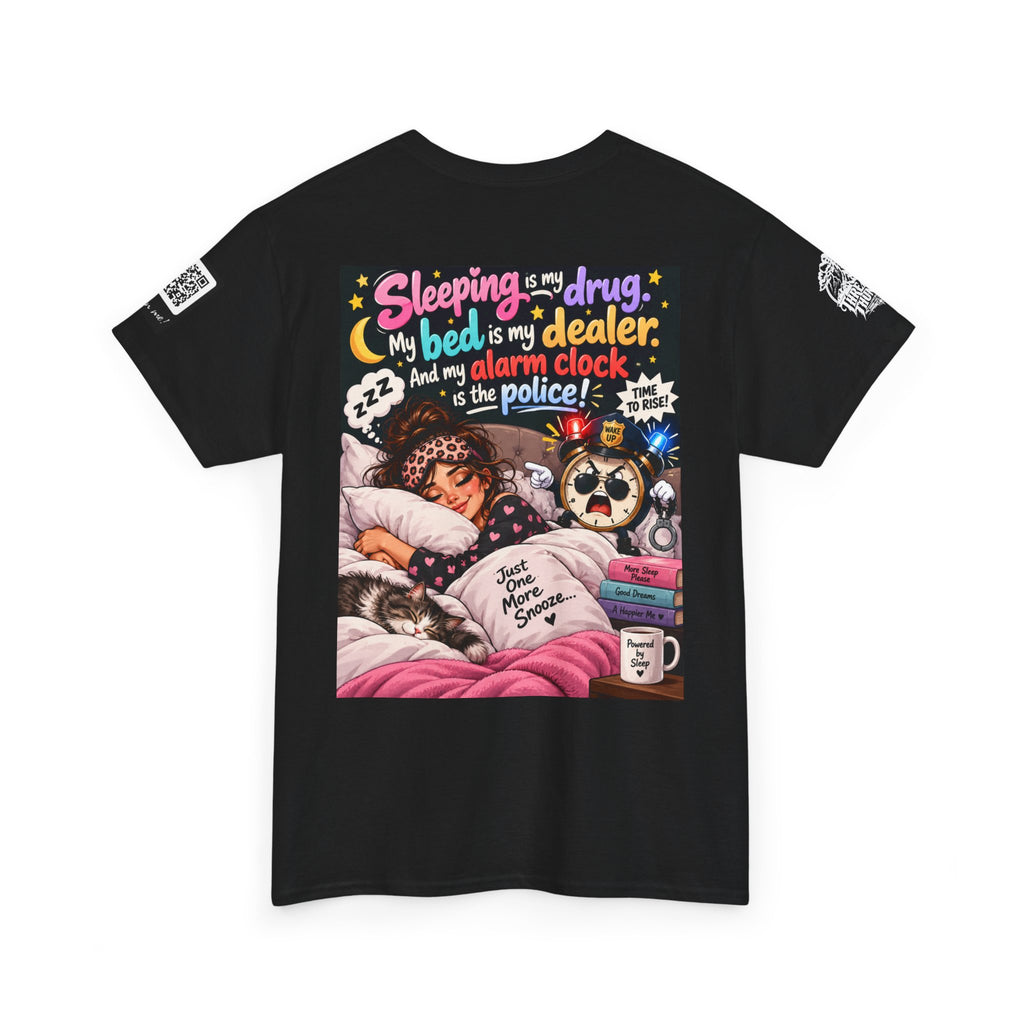 Sleeping Is My Drug — Powered by Sleep Back Graphic Tee