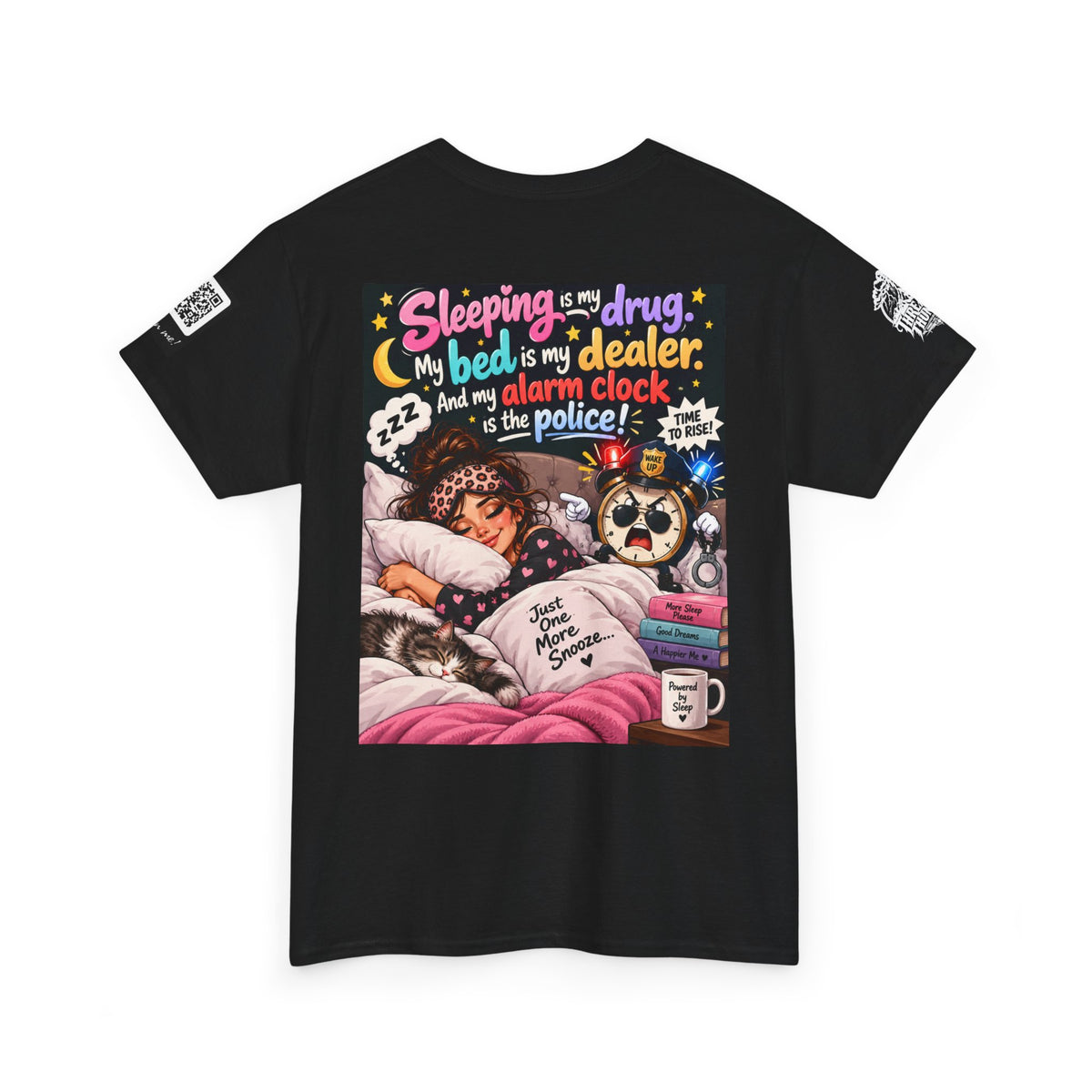 Sleeping Is My Drug — Powered by Sleep Back Graphic Tee