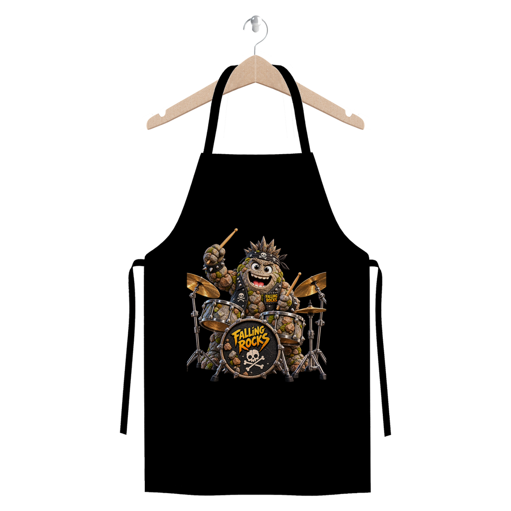 Falling Rocks COllection Premium Jersey Apron