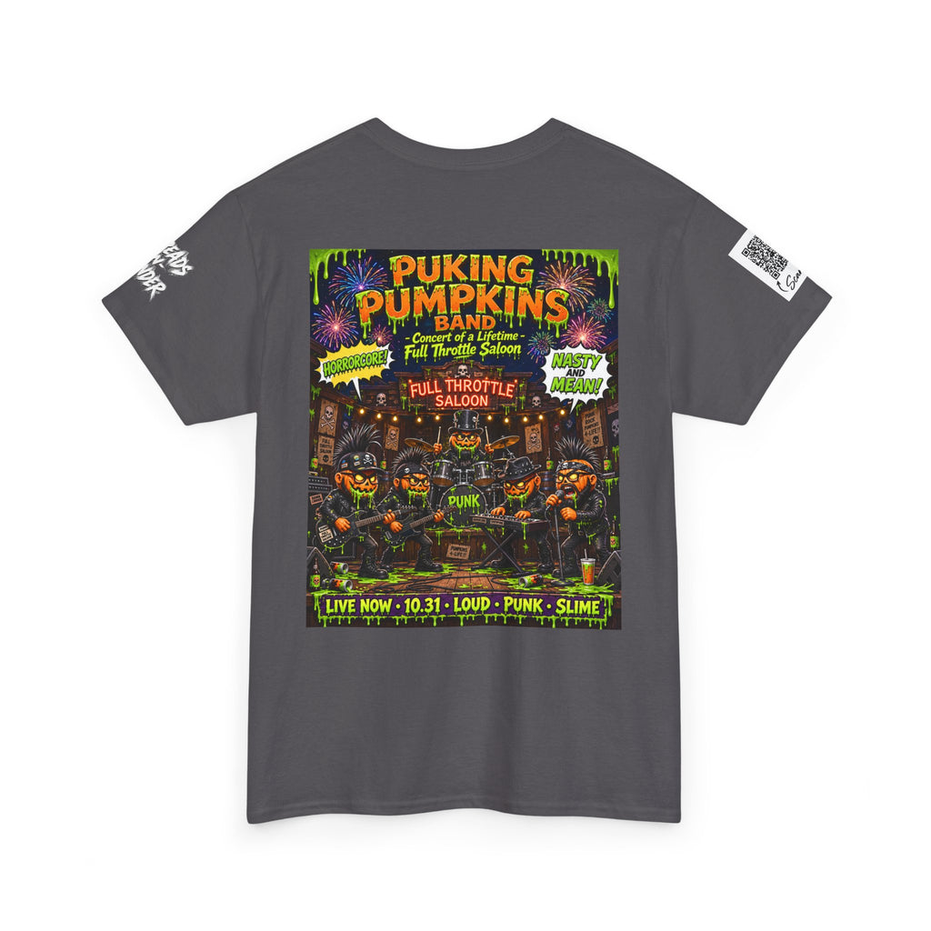 The puking Pumpkins Band — Concert of Life - Horror Graphic T-Shirt