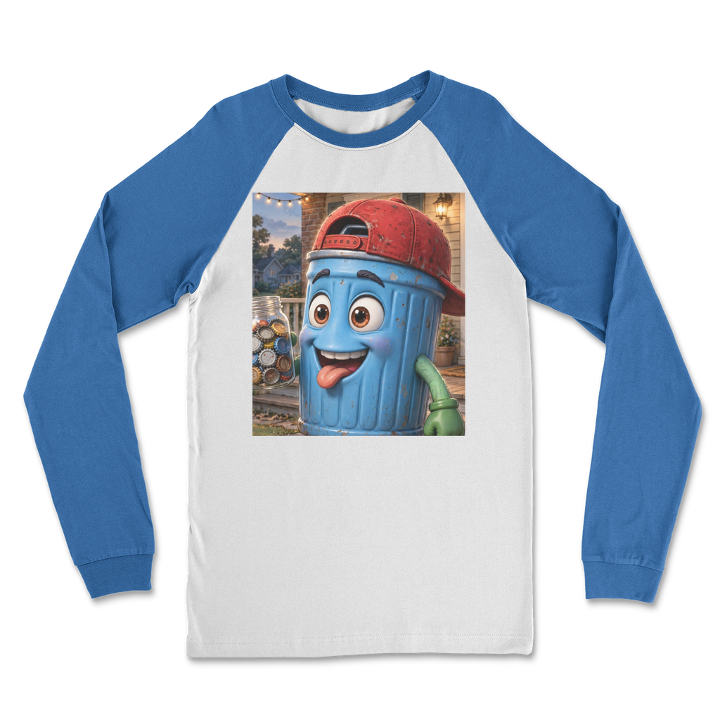 Trash Can Row Classic Raglan Long Sleeve Shirt