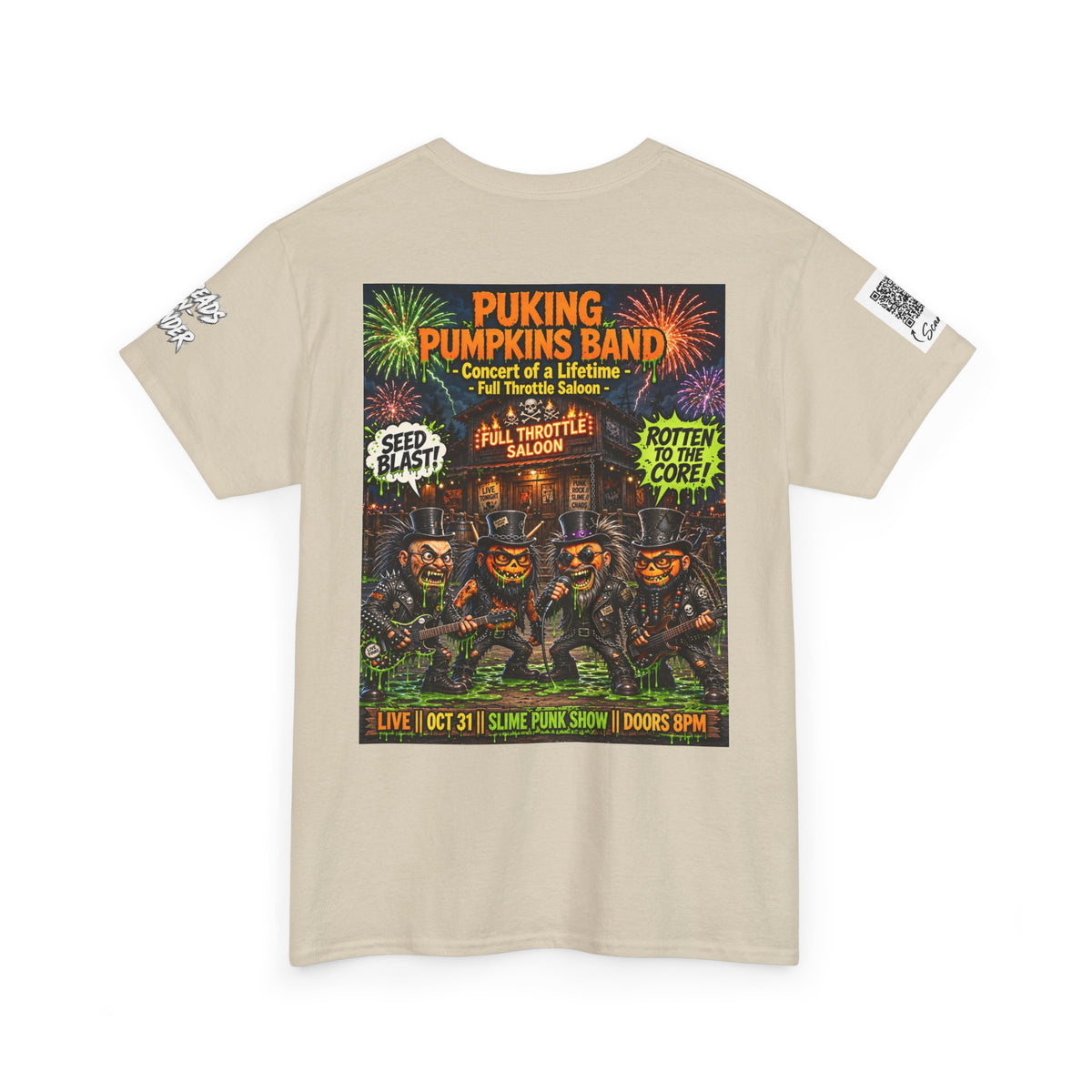 The Puking Pumpkins Punks #1 — Concert of Life - Horror Graphic T-Shirt