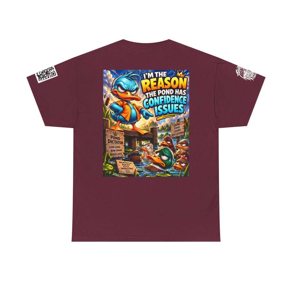 The Reason the Pond Has Confidence Issues Back Graphic Tee