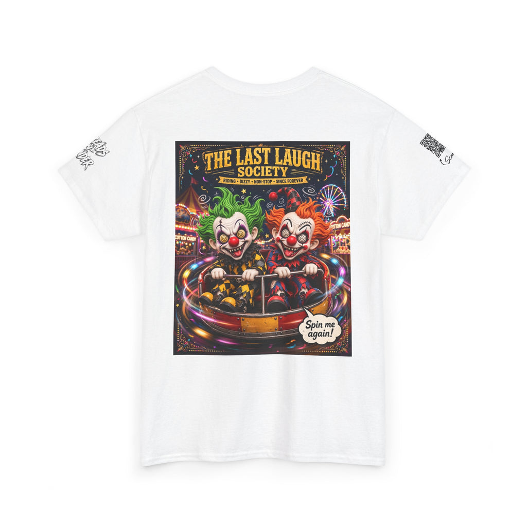 The Last Laugh Society Tee #139 — Carnival Clown Horror Graphic T-Shirt
