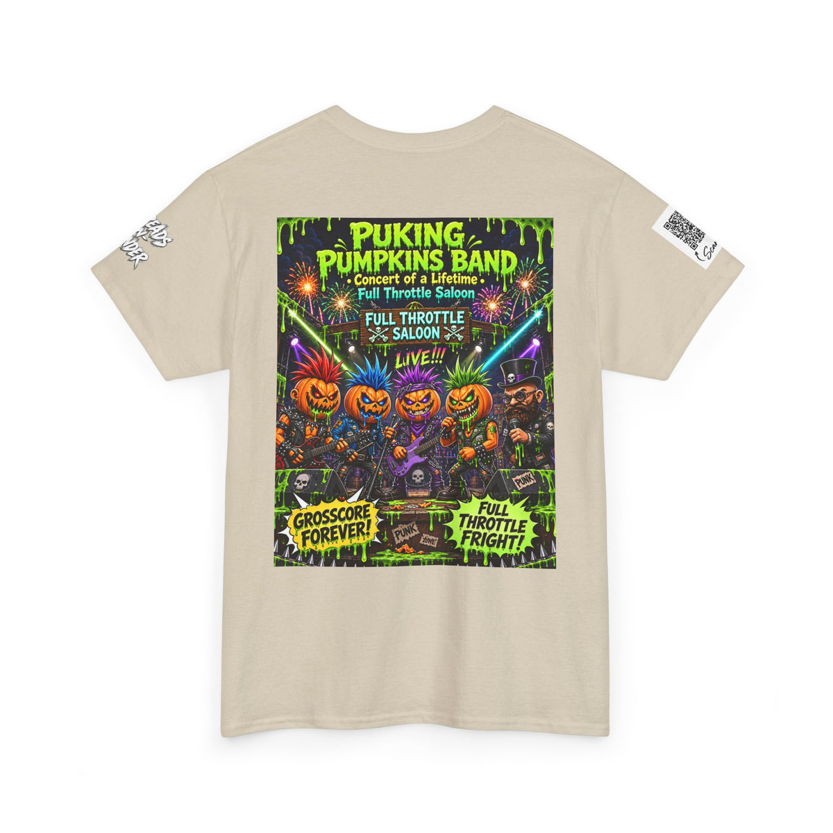 The puking Pumpkins Band #3 — Concert of Life - Horror Graphic T-Shirt