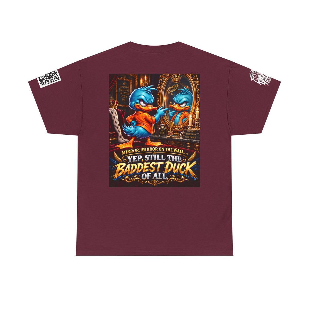 Mirror Mirror — Still the Baddest Duck of All Back Graphic Tee