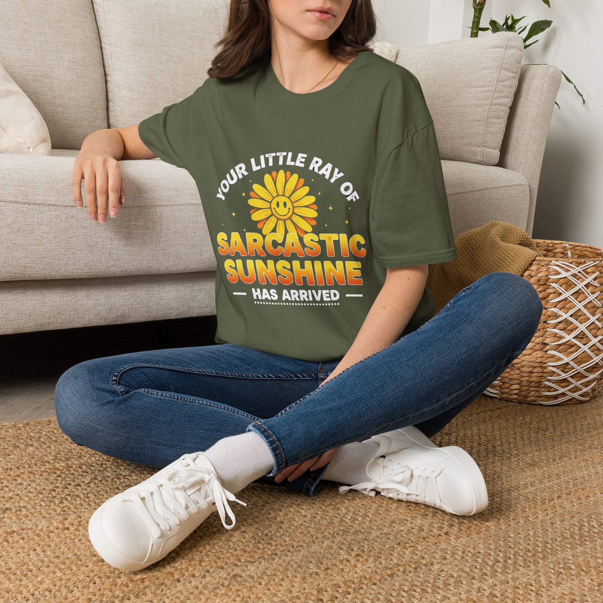 Sarcastic Sunshine T-Shirt — "Your Little Ray of Sarcastic Sunshine Has Arrived"
