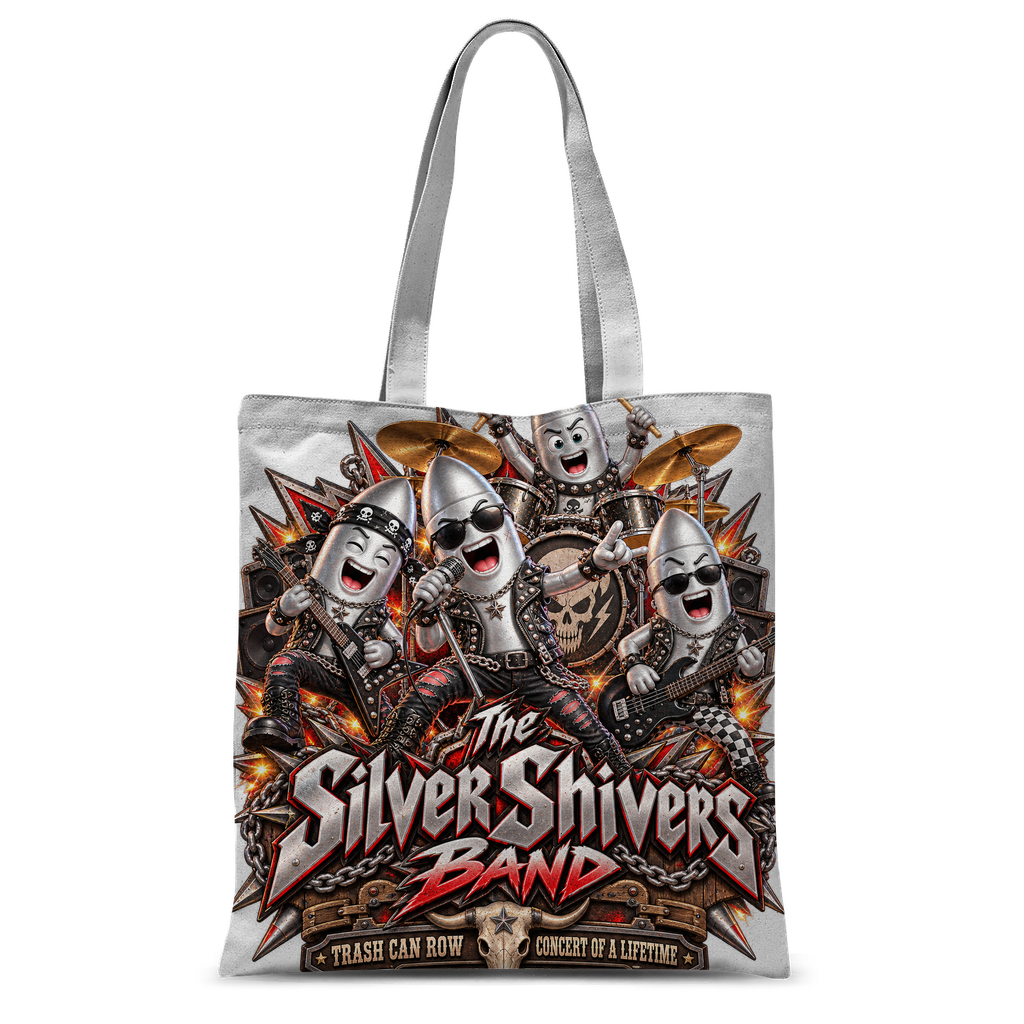 The Silver Shivers Band Classic Sublimation Tote Bag