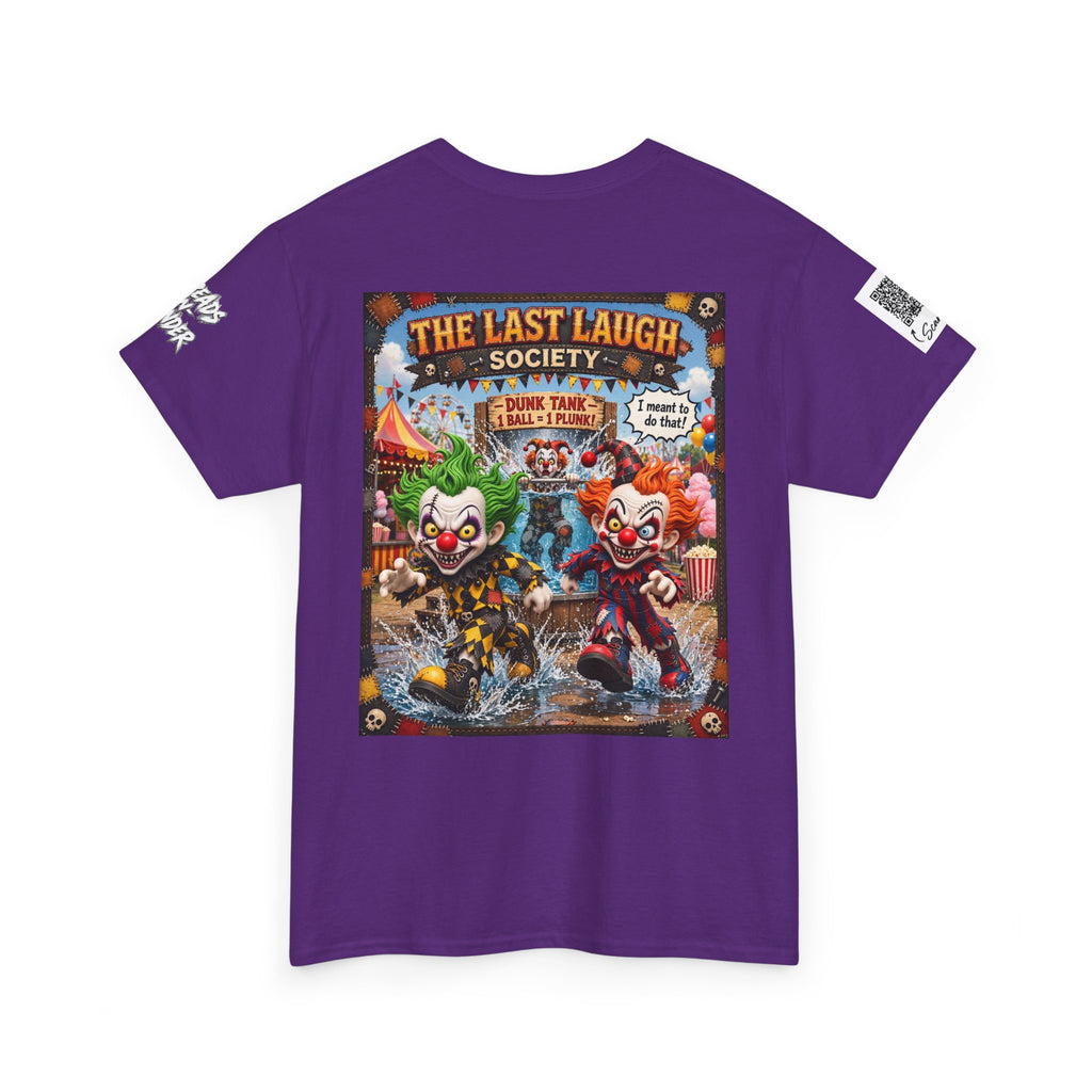 The Last Laugh Society Tee #131 — Carnival Clown Horror Graphic T-Shirt