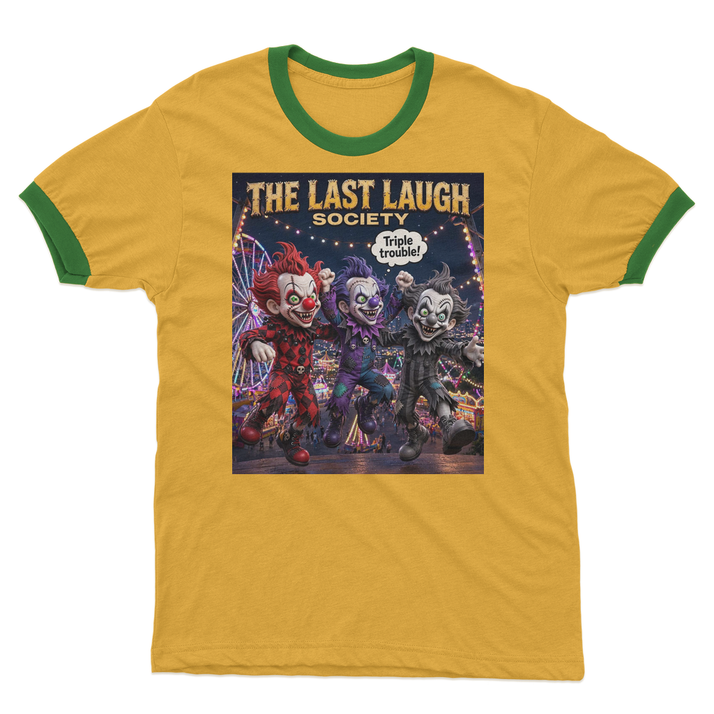 The Last Laugh Society Adult Ringer T-Shirt