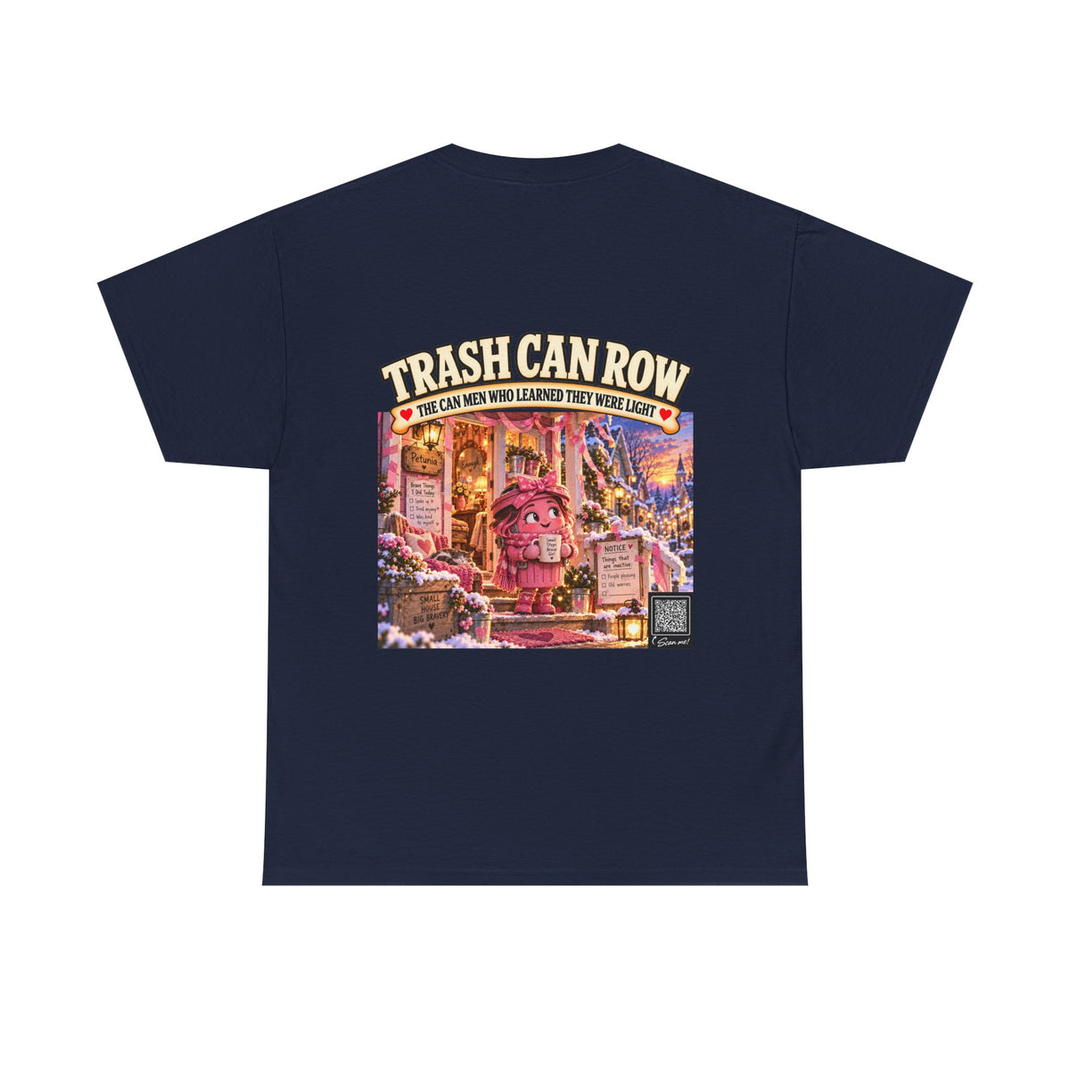 Trash Can Row Tee #3