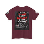 Life Is Too Short to Argue — Block Them & Sleep Back Graphic Tee